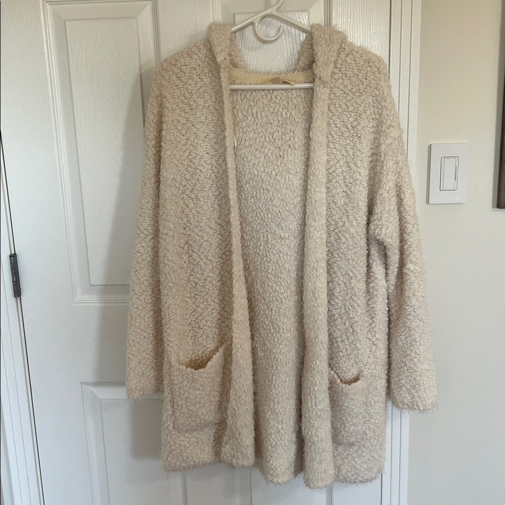 Lovestitch Cozy Cream Open-Front Cardigan